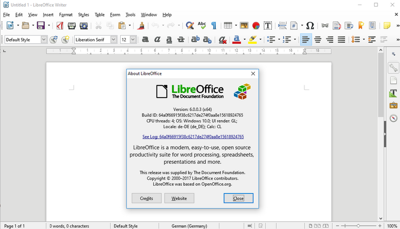 LibreOffice 6.0 pe Ubuntu sau Linux Mint