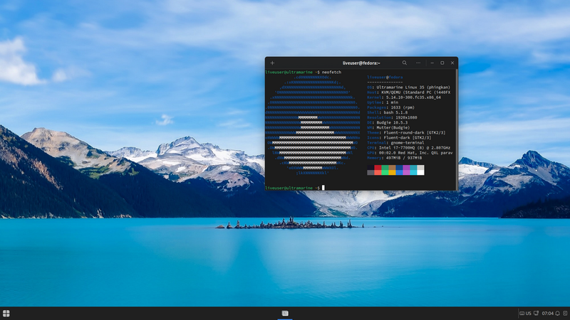Ultramarine Linux is a Linux distribution based on Fedora Linux