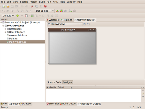Introducere in Gtk-sharp