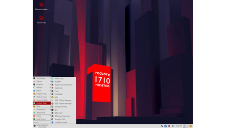 A fost lansat Redcore Linux 1710 Helvetios - GNU/Linux