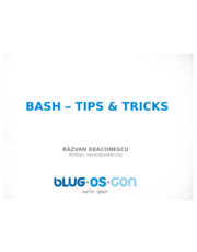 BASH – TIPS & TRICKS 