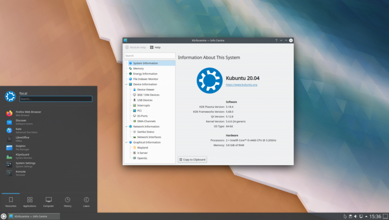 Kubuntu 20.04 LTS a fost lansat, cu Plasma 5.18 LTS