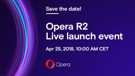 Evenimentul de lansare a Opera R2 vine pe 25 aprilie, 10 AM CET - GNU/Linux