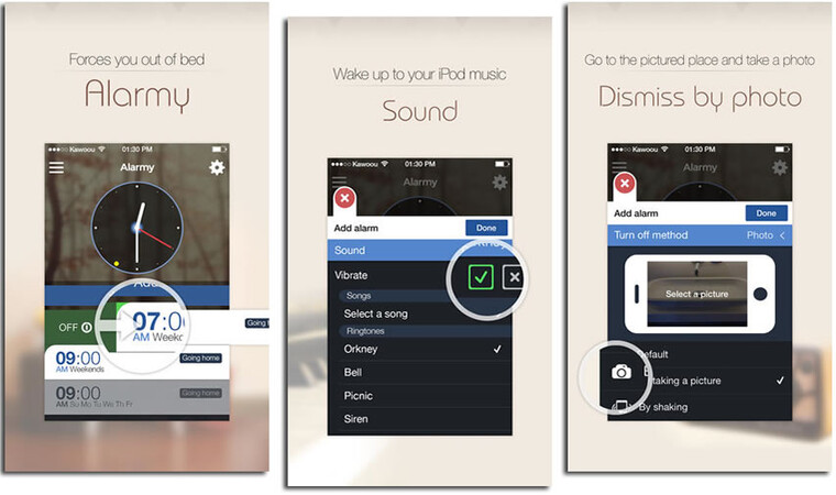 Prezentarea Alarmy (Sleep If U Can) Android App - GNU/Linux