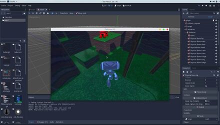 Godot Engine 3.1 - third-person shooter demo impresionant - GNU/Linux