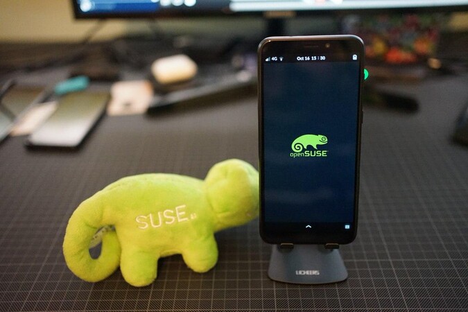 Lucrez la portarea openSUSE pentru PinePhone - Alefnode - GNU/Linux