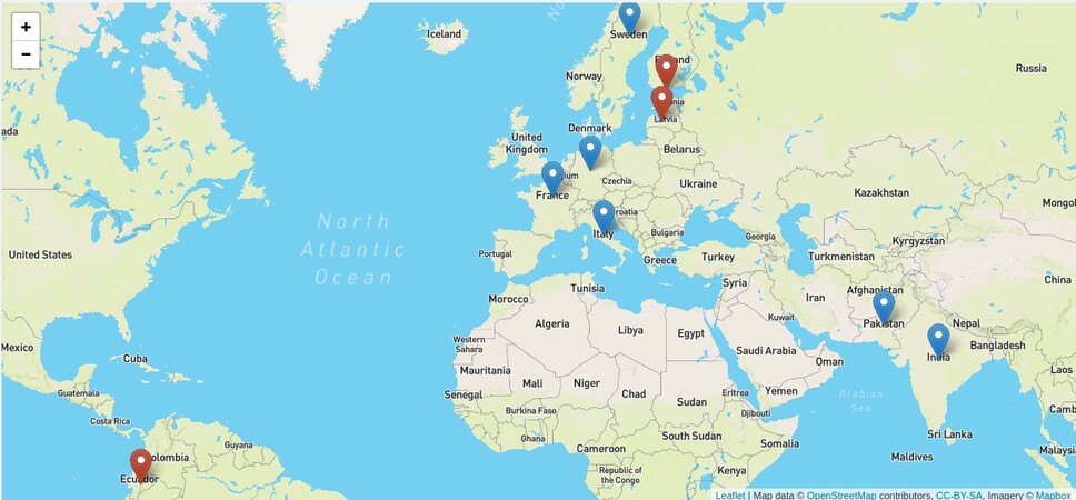 Map of Godox online / offline communities