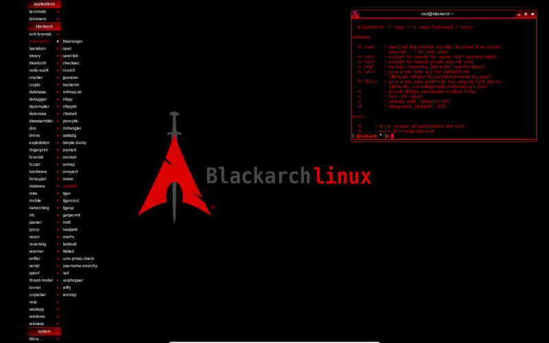 BlackArch Linux GNU/Linux