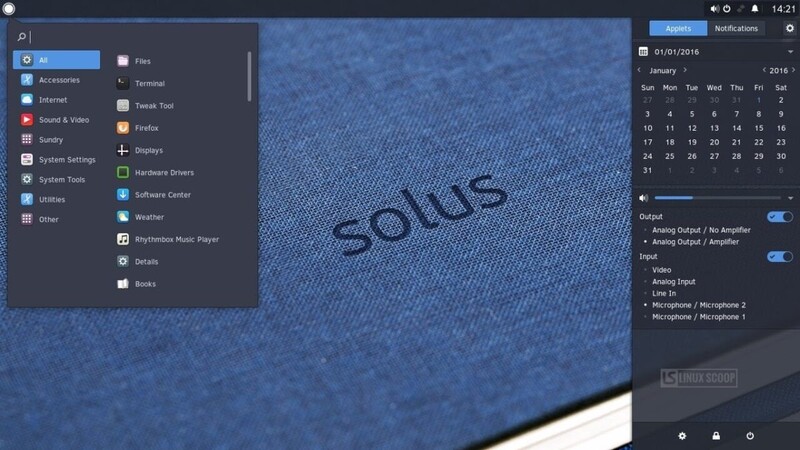 Solus Project GNU/Linux