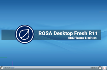 ROSA Desktop Fresh R11 - KDE Plasma version  GNU/Linux