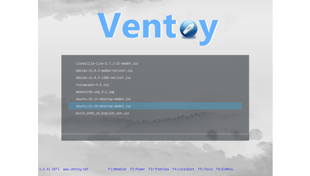 Ventoy -  instrument open source pentru a crea unitati USB bootabile pentru fisiere ISO / WIM / IMG / VHD (x) / EFI.  - GNU/Linux