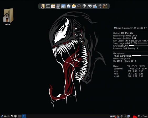 4MLinux 38.0 STABLE - applications available out of the box: Audacity, GQmpeg, GRUB2, Minitube, Musique, wxCam, xmp  - GNU/Linux