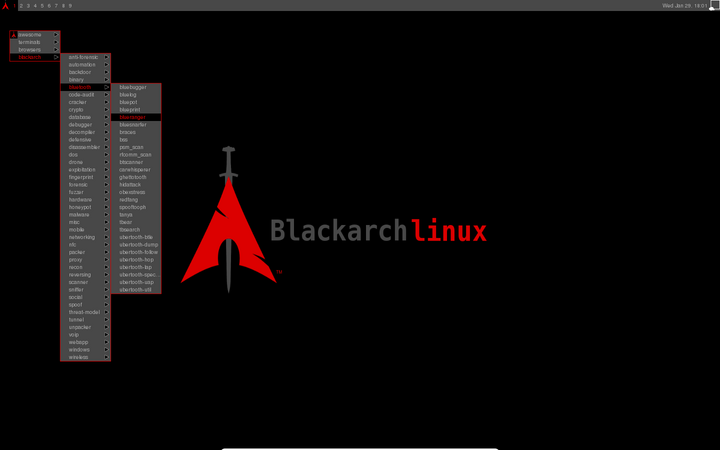 BlackArch Linux - Pentesting Linux Distribution - GNU/Linux