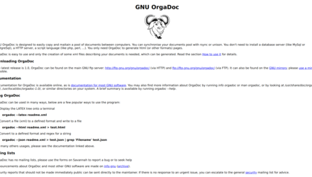 GNU OrgaDoc 1.0 - pentru gestionarea documentelor intre pc-uri - GNU/Linux