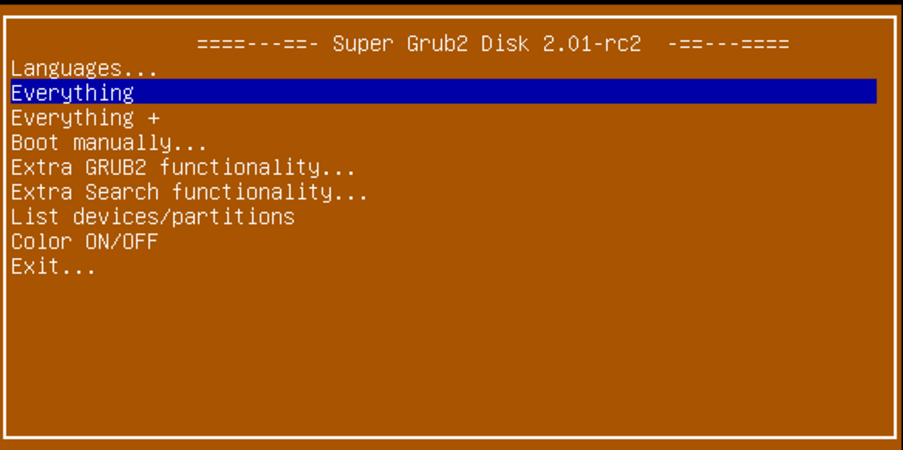 Super Grub2 Disk 2.02s10 lansat