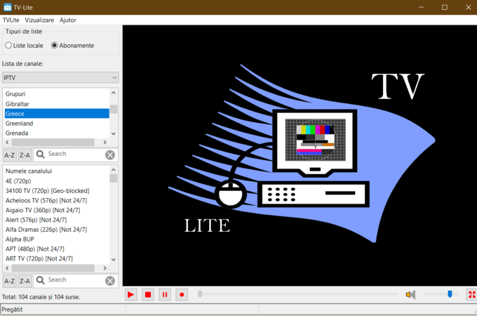 TV-LITE new release 0.6.5 - changes visual - GNU/Linux