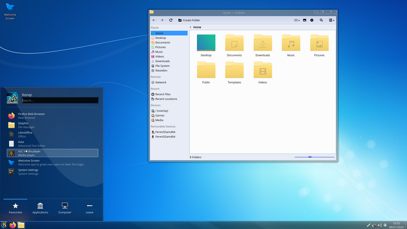 Plasma desktop: un loc sigur pentru refugiatii Windows 7 - GNU/Linux