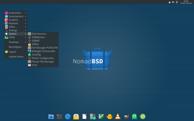 NomadBSD GNU/Linux
