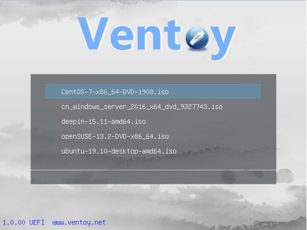 Ventoy - un alfel de utilitar ce creeaza un USB bootabil care utilizeaza imagini ISO