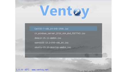 Ventoy - un alfel de utilitar ce creeaza un USB bootabil care utilizeaza imagini ISO - GNU/Linux
