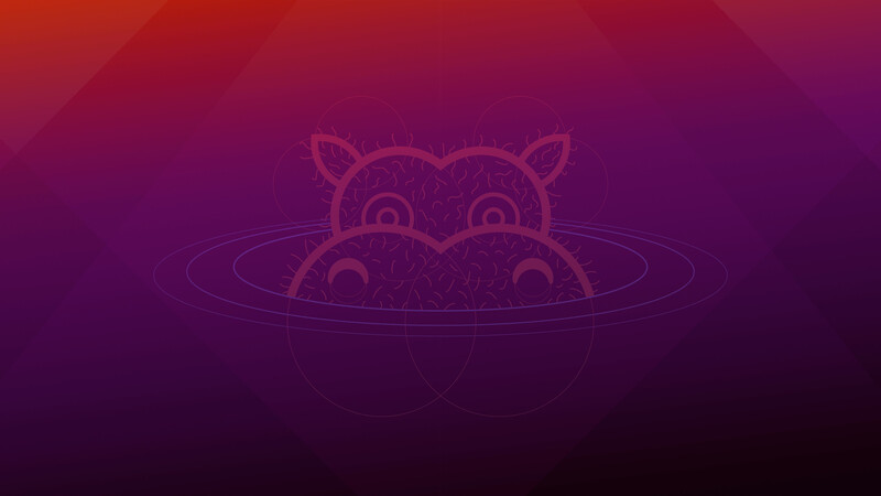 Hirsute Hippo - Mascot and wallpapers from Canonical