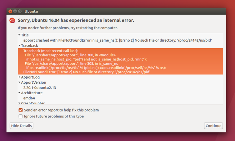 Cum se dezactiveaza, opreste sau se dezinstaleza Error Reporting Apport in Ubuntu