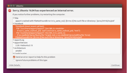 Cum se dezactiveaza, opreste sau se dezinstaleza Error Reporting Apport in Ubuntu - GNU/Linux