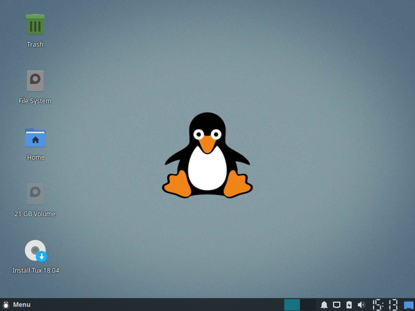 Tux Linux 18.04 - prima lansare a unui distro simplu bazat pe Ubuntu 18.04 LTS