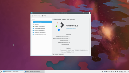 Omarine 5.2 release - GNU/Linux