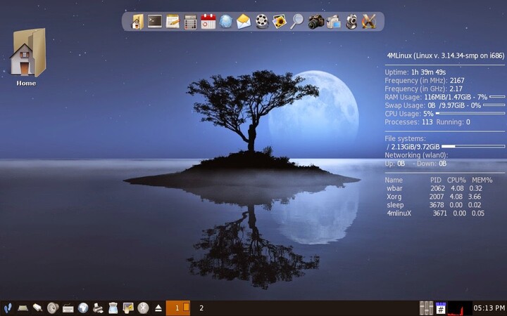 4MLinux 34.2 released with Linux kernel 5.4.70