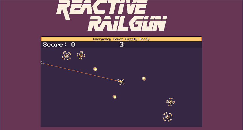 Reactive Railgun - un joc simplu si distractiv - GNU/Linux