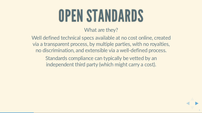 Open Source sau Open Standards?