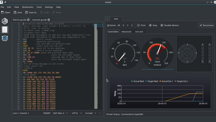 Imprimare 3D cu KDE Atelier - AtCore 1.0 - GNU/Linux