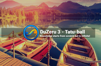 DuZeru 3  - Tatu ball - Knowledge starts from scratch but is infinite  GNU/Linux