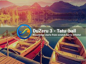 DuZeru 3  - Tatu ball - Knowledge starts from scratch but is infinite GNU/Linux