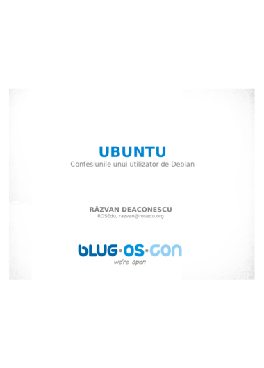 UBUNTU - Confesiunile unui utilizator de Debian