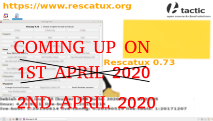Rescatux 0.73 vine pe 02 aprilie 2020 [update] - GNU/Linux