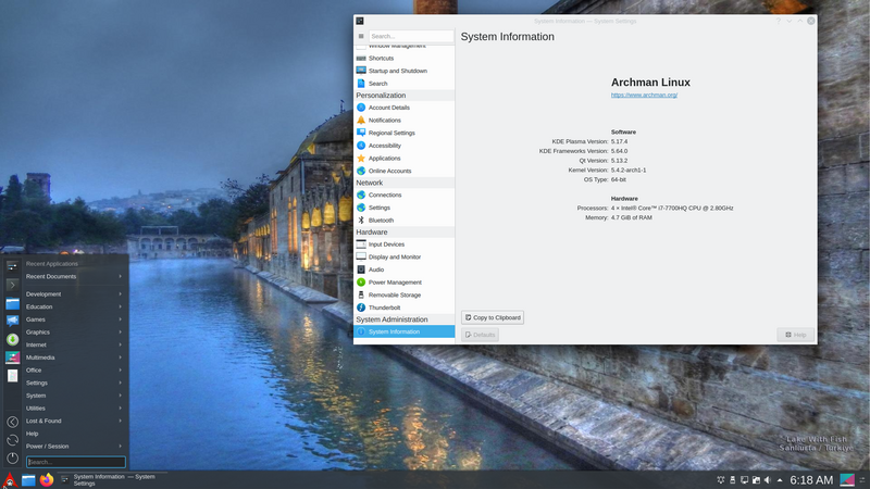 Archman - KDE Plasma Edition 2019-12