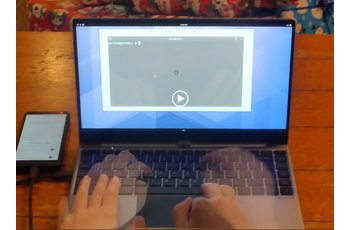 The Librem 5 while docked is just as versatile to write code on laptop  GNU/Linux