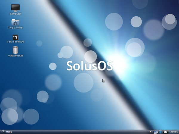 From history - SolusOS (old distro - debian based)