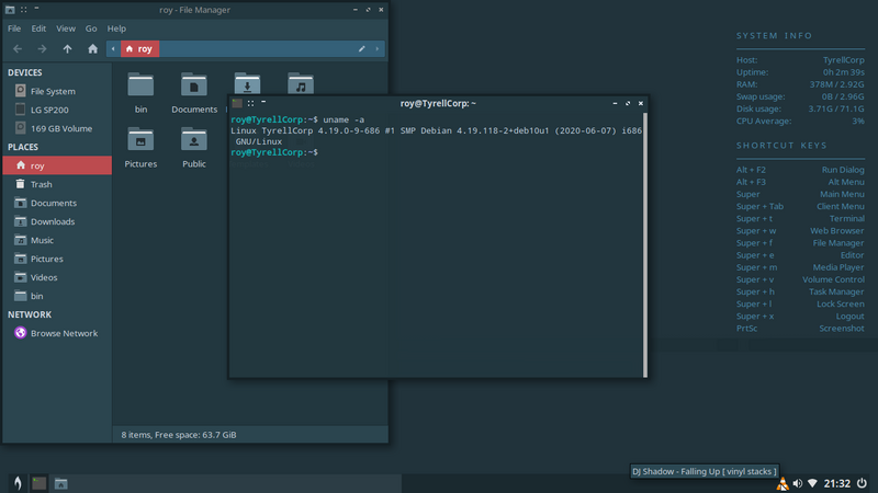 BunsenLabs Helium - OpenBox desktop environment based on stable Debian