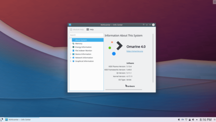 Omarine 4.0 release - GNU/Linux