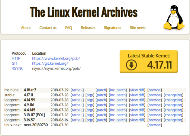 Linux Kernel 4.18 planificat pentru lansare pe 5 august 