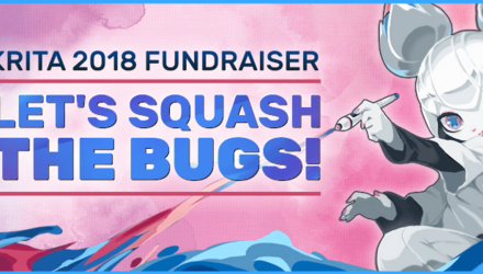 Krita 2018 Fundraiser: Squash Bugs! - GNU/Linux