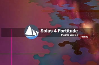 Solus 4 Fortitude - Plasma version testing  GNU/Linux
