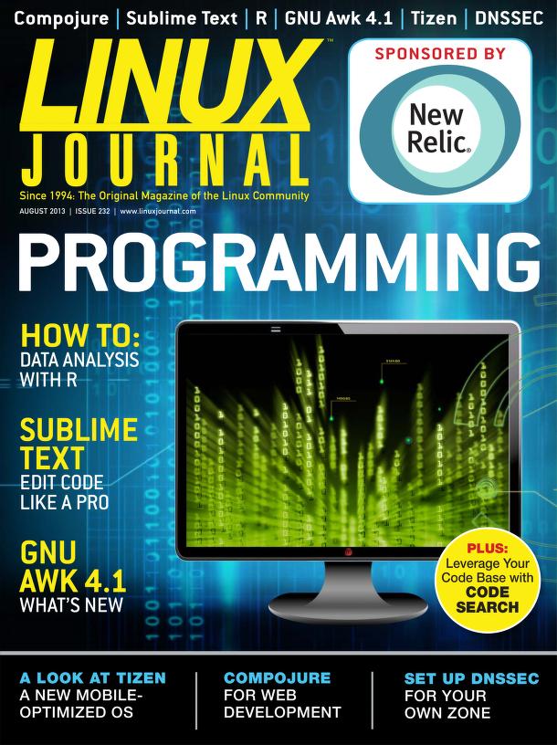 Linux Journal August 2013
