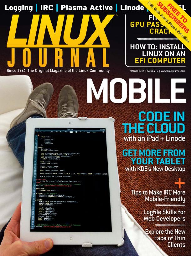 Linux Journal March 2012