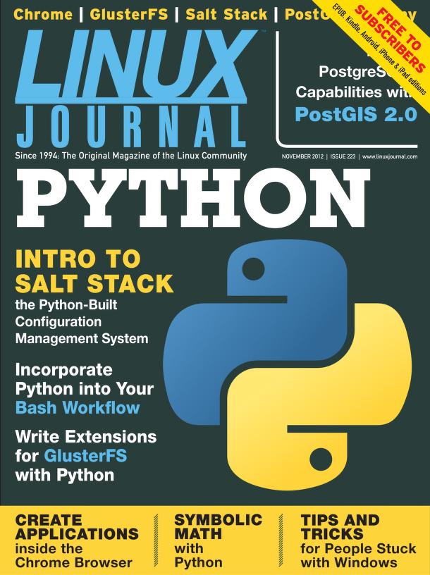 Linux Journal November 2012