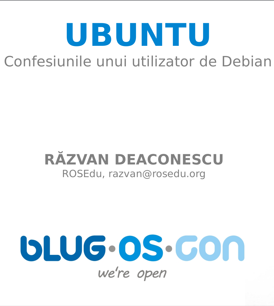 UBUNTU - Confesiunile unui utilizator de Debian