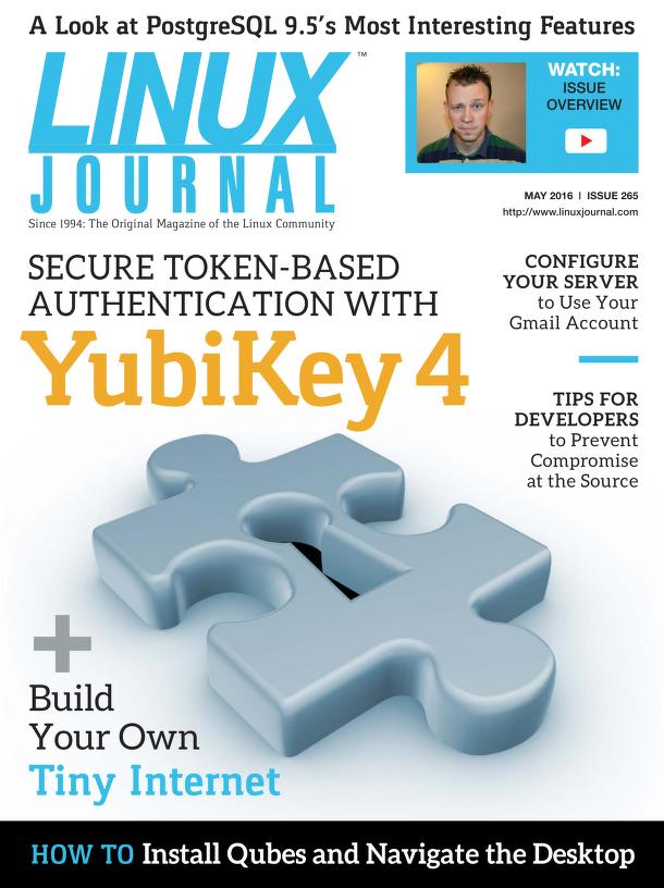 Linux Journal May 2016	